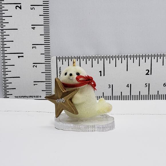 1990 Hallmark Little Seal #2 Miniature Little Frosty Friends Keepsake Ornament - Picture 9 of 9